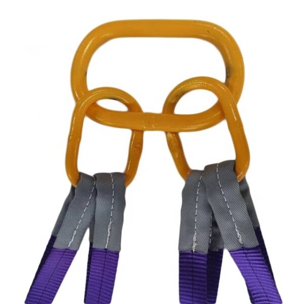 Goodsling 1-200 Ton Lifting Textile Sling Four Legs Flexible Lifting Belt Rigging Made of Flat or Round Lifting Belts - Image 3