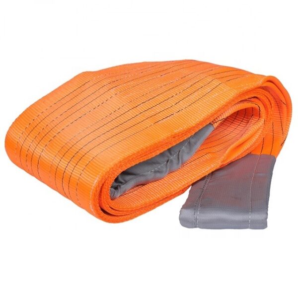Goodsling™ 10T Orange Polyester Webbing Slings for Wholesalers and Retailers - Image 2