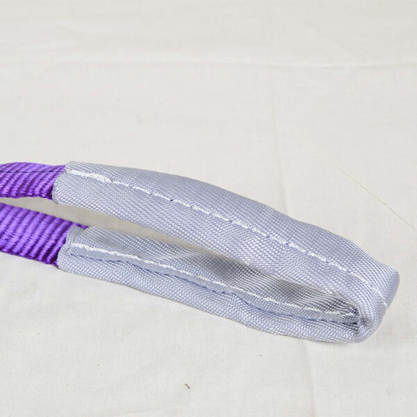 Goodsling Factory Direct Sale Durable Purple 1t x 2-12m Polyester Webbing Sling for Lifting - Image 3
