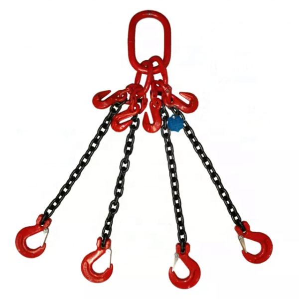 Goodsling™ Factory Direct Lifting Chain Sling 4 Legs With Hook