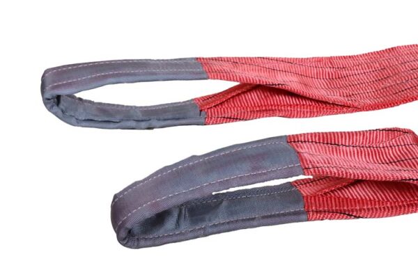 Goodsling rigging Manufacturer Wholesale 5T/4t/3t/2t/1t 4m Duplex Flat Red Webbing Sling for Lifting Goods - Image 4