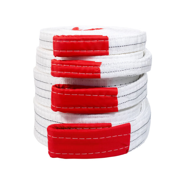 Goodsling™ Hot Selling Webbing Weaving Sling 1 Ton Width 35mm White Flat Lifting Webbing Slings