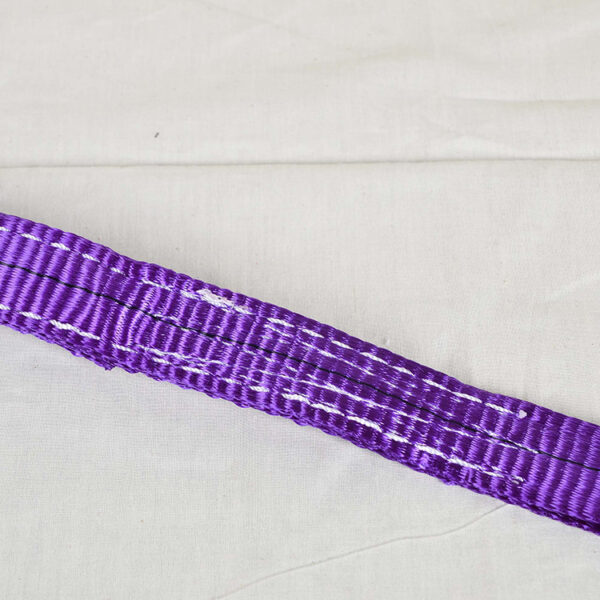 Goodsling Factory Direct Sale Durable Purple 1t x 2-12m Polyester Webbing Sling for Lifting - Image 4