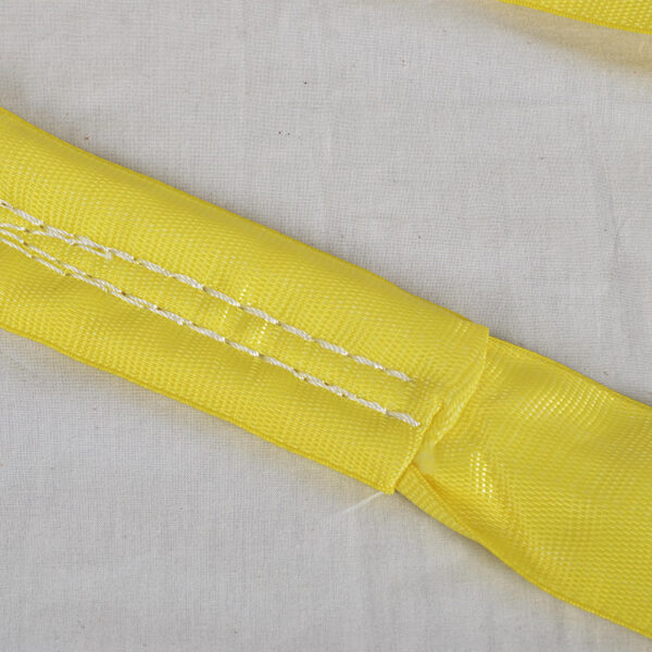 Goodsling Factory Direct High Quality 3 Ton Yellow Soft Capacity Heavy Round Sling - Image 6