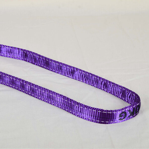 Goodsling Factory Direct Sale Durable Purple 1t x 2-12m Polyester Webbing Sling for Lifting - Image 8