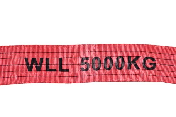Goodsling rigging Manufacturer Wholesale 5T/4t/3t/2t/1t 4m Duplex Flat Red Webbing Sling for Lifting Goods - Image 7
