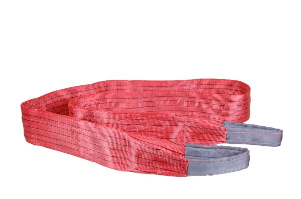 Goodsling rigging Manufacturer Wholesale 5T/4t/3t/2t/1t 4m Duplex Flat Red Webbing Sling for Lifting Goods
